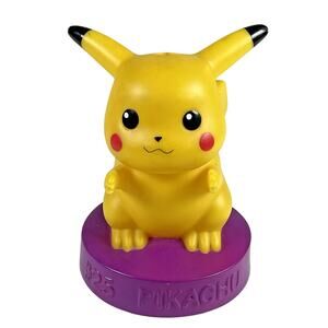 Nintendo Pokemon Vtg 2000 Tumbler Cups #25 Pikachu Yellow Purple TOP ONLY - RARE